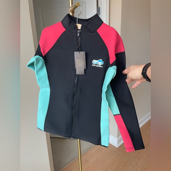 Women’s 1.5mm Color Block Wetsuit - Small - Picture 3 of 11